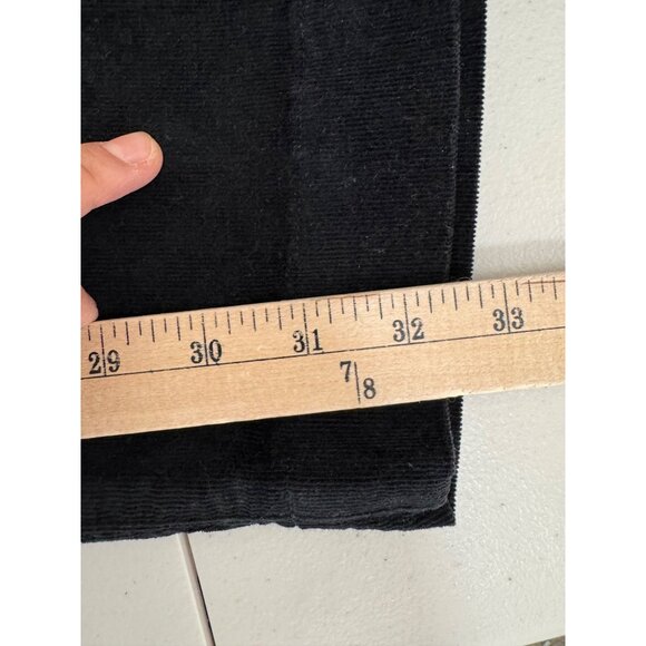 NYDJ Teresa Wide leg Corduroy Pants lift tuck black 90s sz 12 - Picture 8 of 9